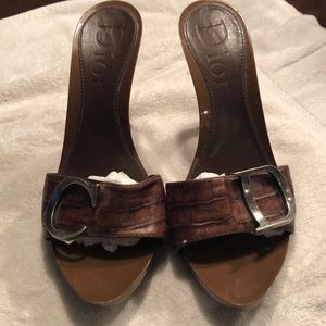 Dior Brown Alligator